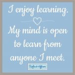 Positive Affirmation for Learning - Reflect Affirm