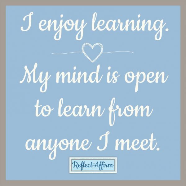 Positive Affirmation for Learning - Reflect Affirm