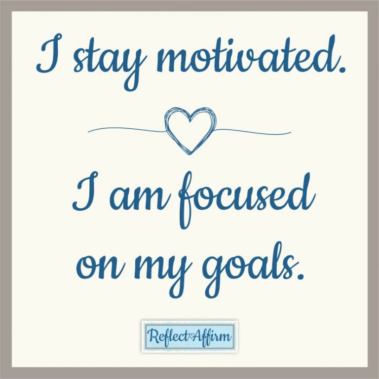 Positive Affirmation for Motivation - Reflect Affirm