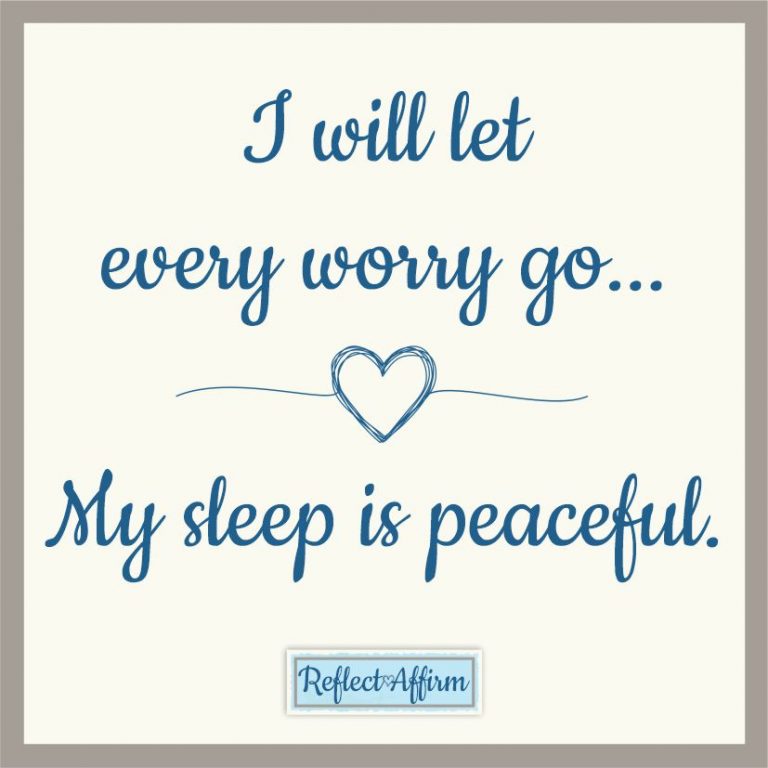 Positive Affirmations for Sleep - Reflect Affirm