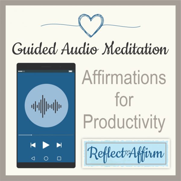 This Audio Affirmations for Productivity MP3 can help you get started on the path to efficiency & success in a timely manner. Reflect Affirm