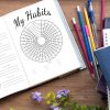 Build better habits that lead to personal growth and self-improvement with these 80 Printable Habit Trackers from Reflect Affirm.