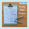 Build better habits that lead to personal growth and self-improvement with these 80 Printable Habit Trackers from Reflect Affirm.