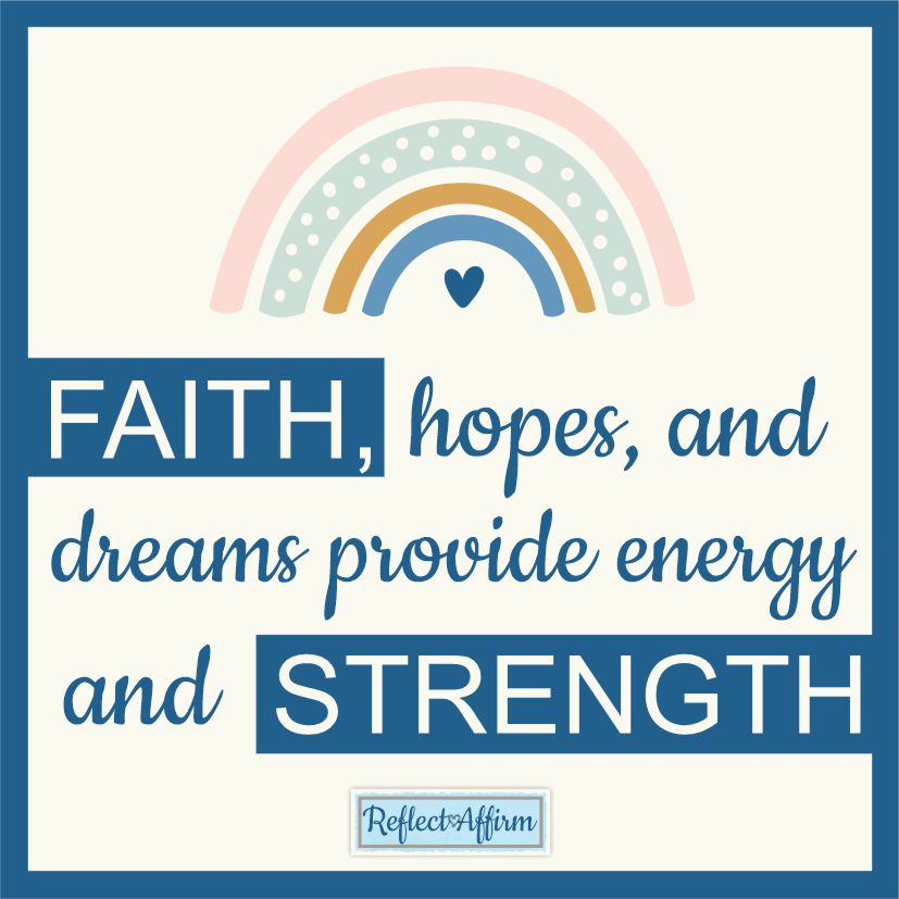 What are the benefits of positive affirmations for hope? Read my story and see how faith and hope can give you strength.