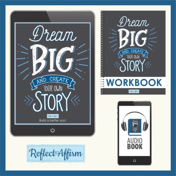 You can start thinking BIG with this Dream Big and Create Your Story Program from Reflect Affirm. You are in total control of your reality!